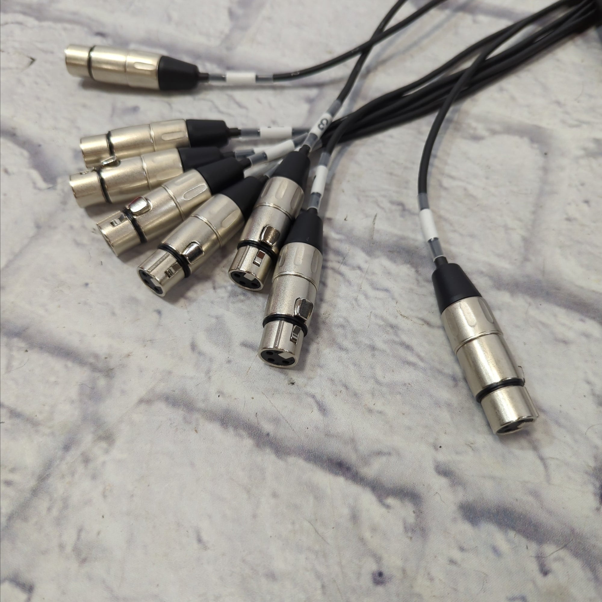 8 Channel XLR to XLR 18' Cable Snake