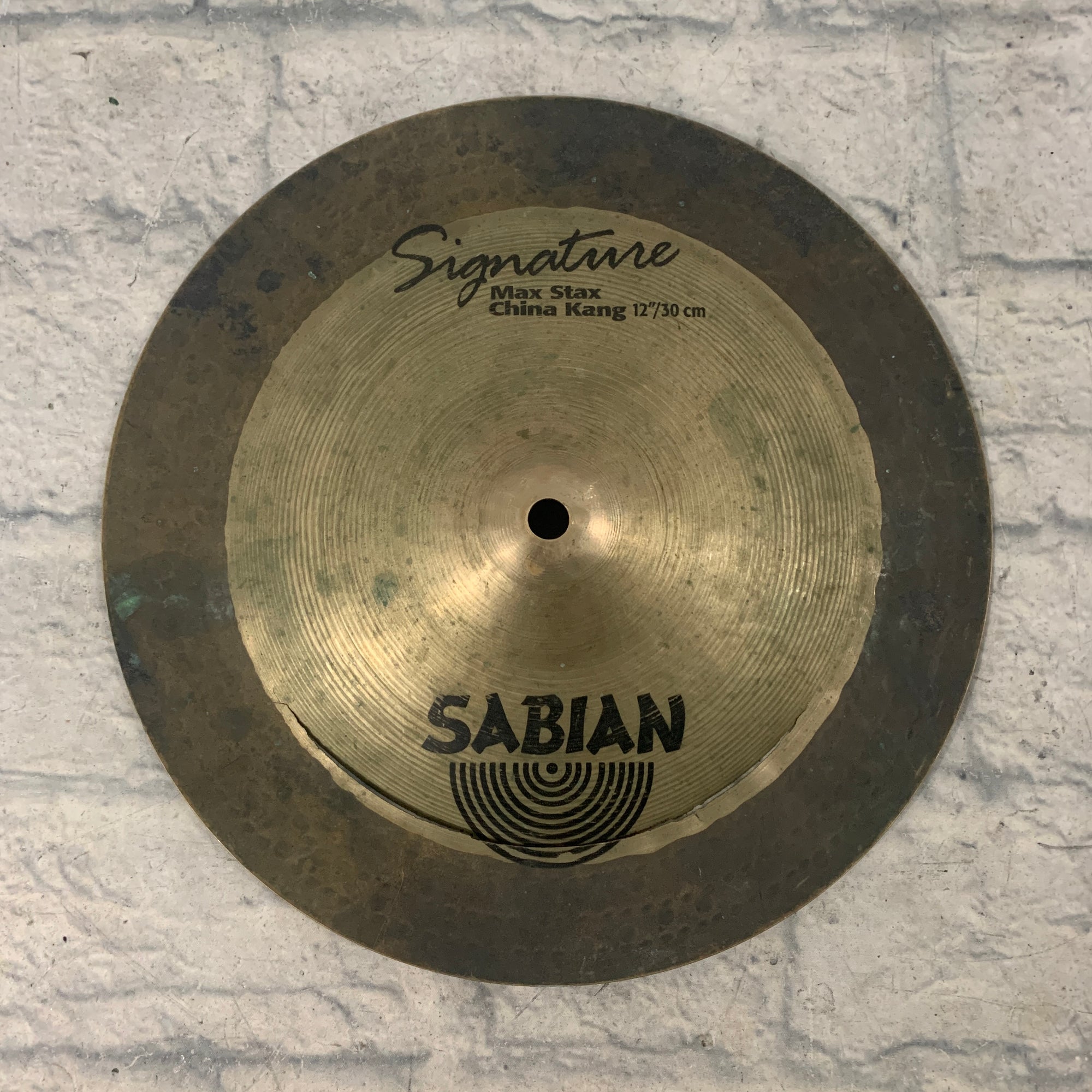 Sabian 12" Mike Portnoy Signature China Kang Cymbal CRACKED