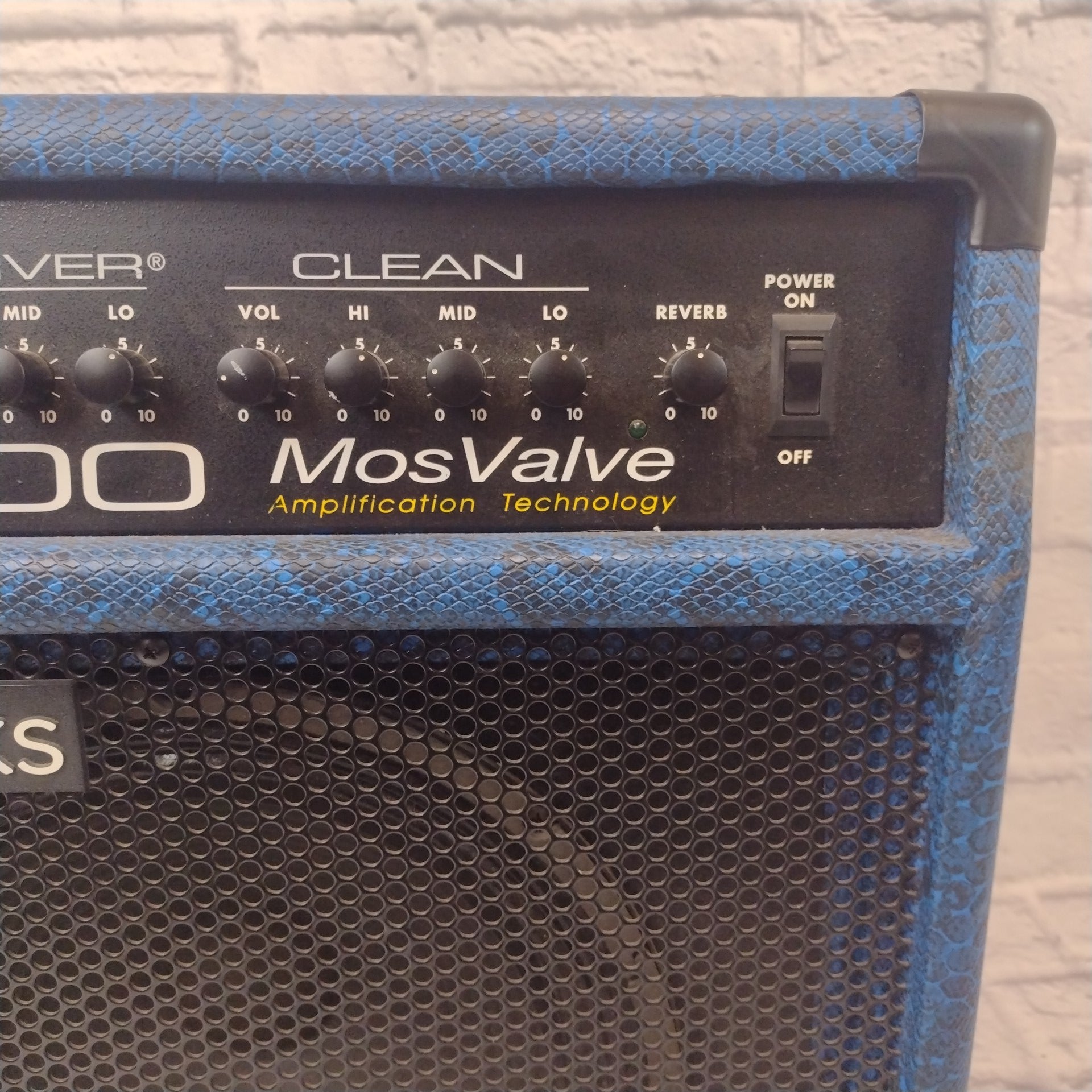 Tube Works MOS Valve 7100 Blue Snake Skin Guitar Combo Amp
