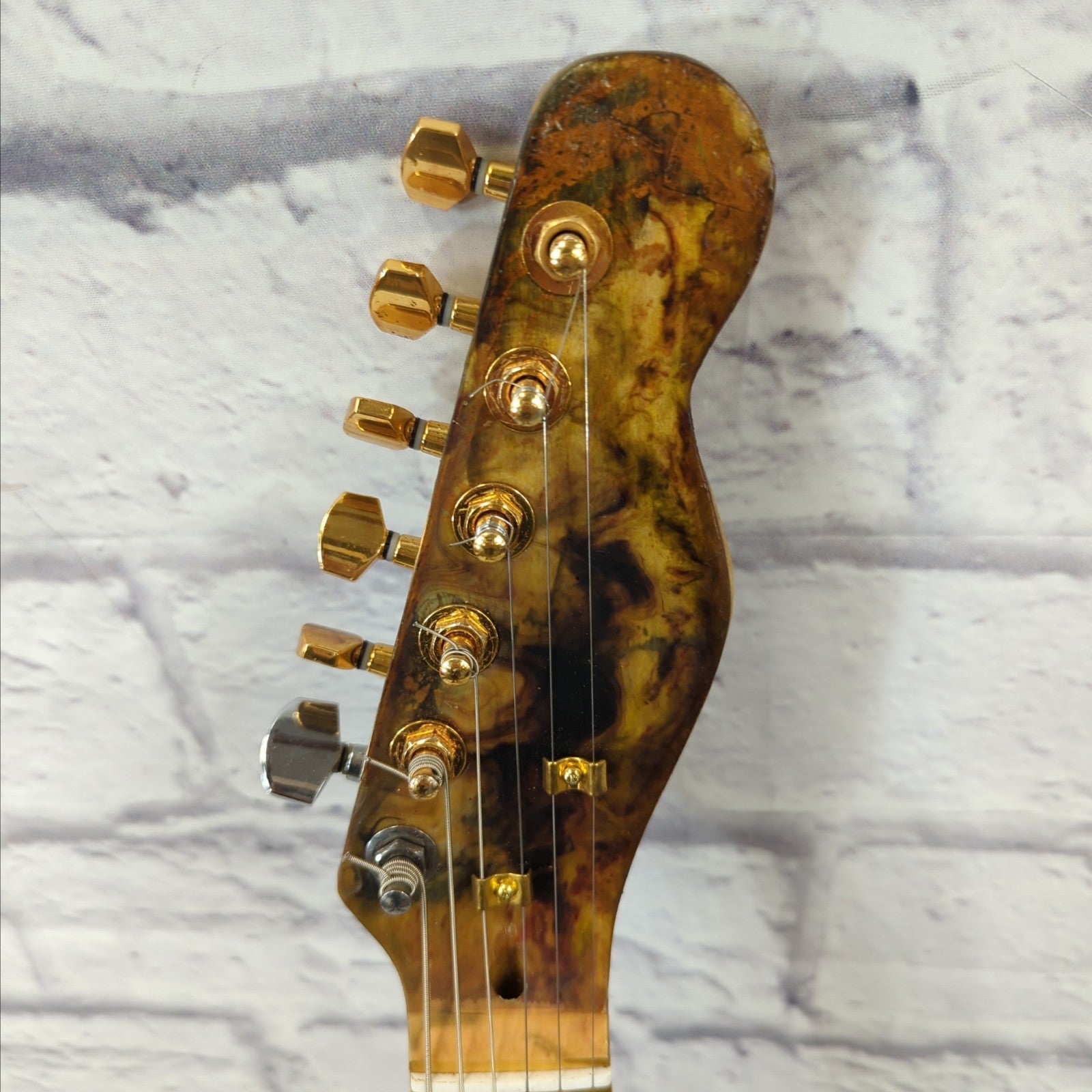 Unknown Tele Style Solid Body Artistic Refinish