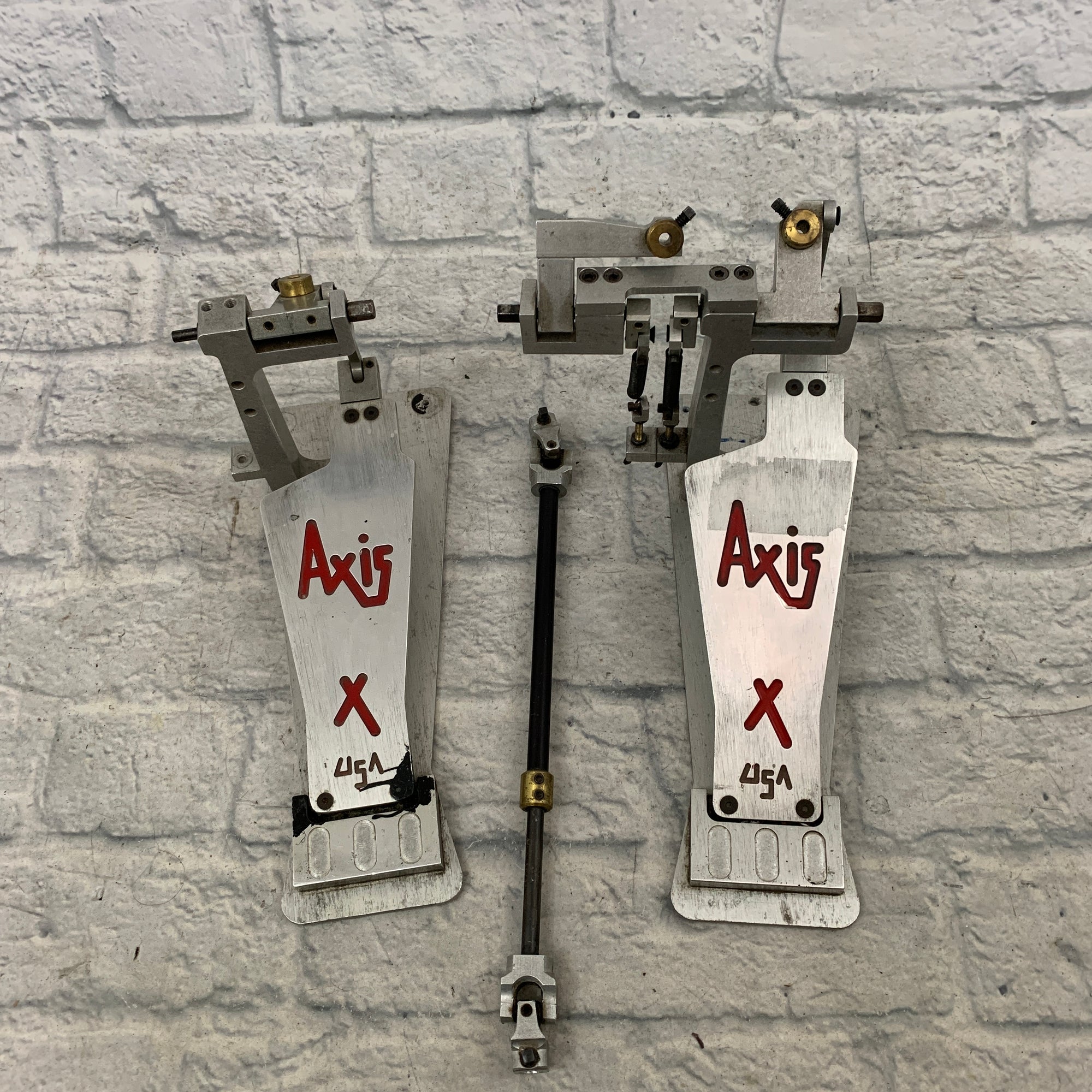axis longboard double bass pedal Axis Longboard A Double Kick Pedal (Missing Hoop Clamps)