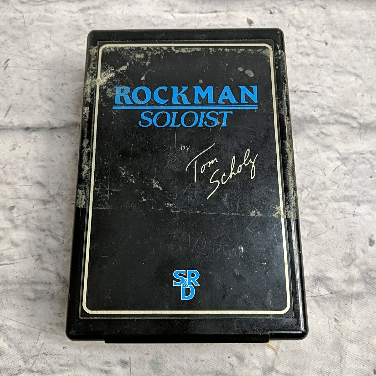Vintage 1980s SR&D Rockman Soloist Headphone Amp - Scholz Boston w/ Po Vintage 1980s SR&D Rockman Soloist Headphone Amp - Scholz Boston w/ Po