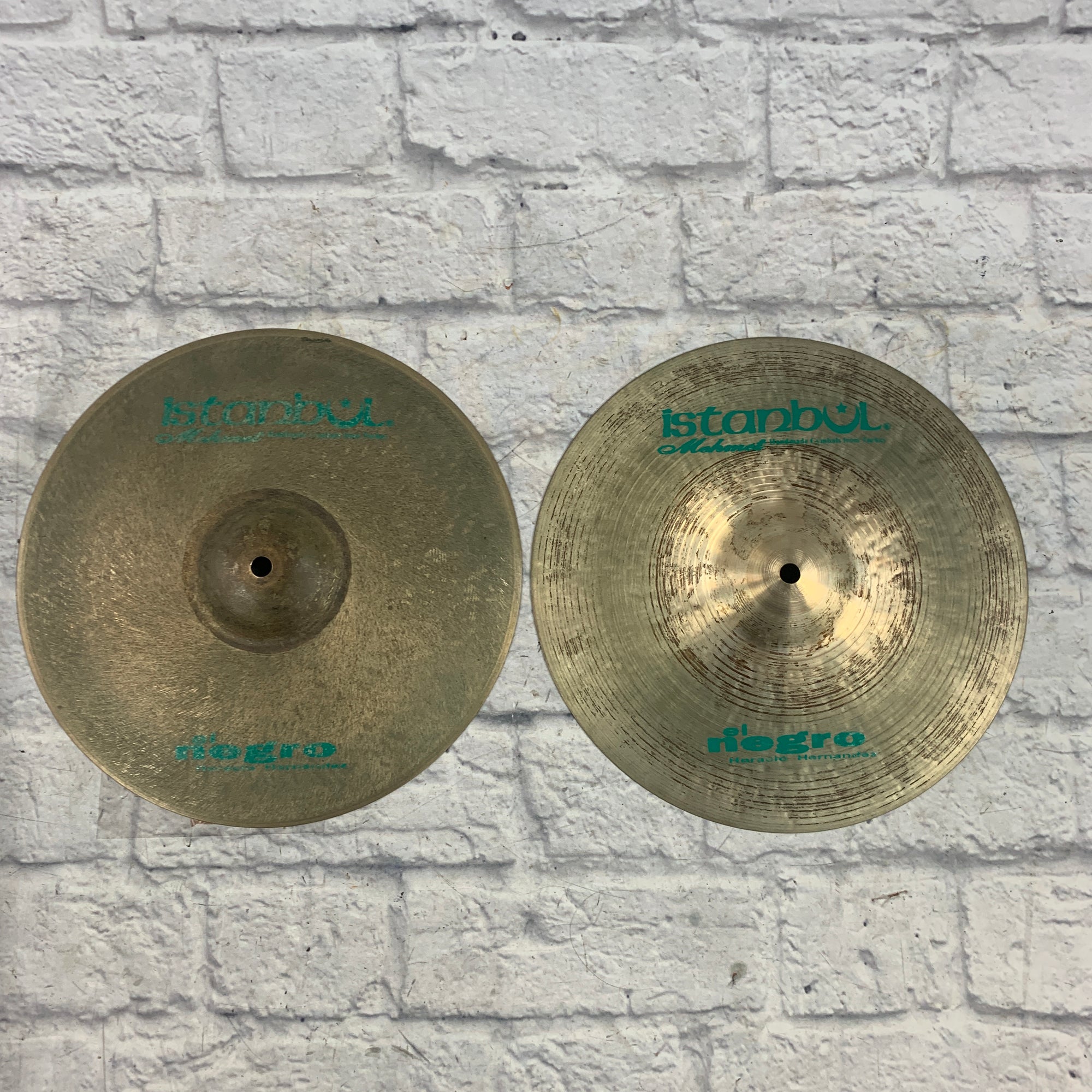 Istanbul Mehmet Horatio Herndandez El Negro 13 Hi Hat Cymbal Pair Hi Hats