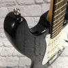 Lotus Strat Style Electric Guitar Black