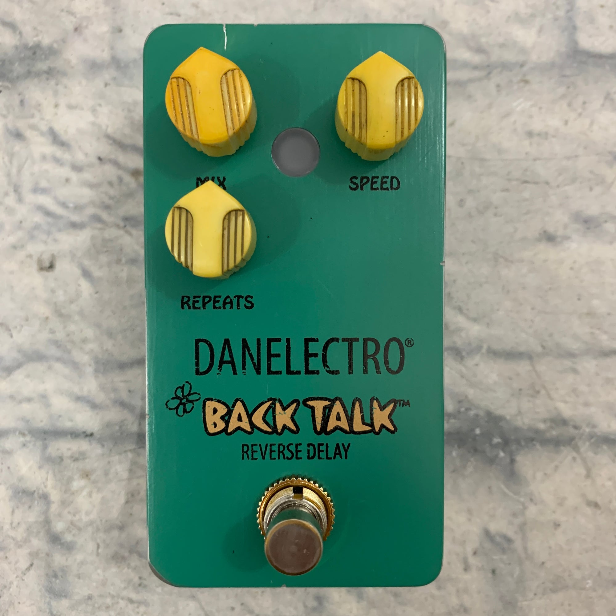 Back　Danelectro　Talk　Delay　Music　BAC-1　Evolution　Reverse　Pedal