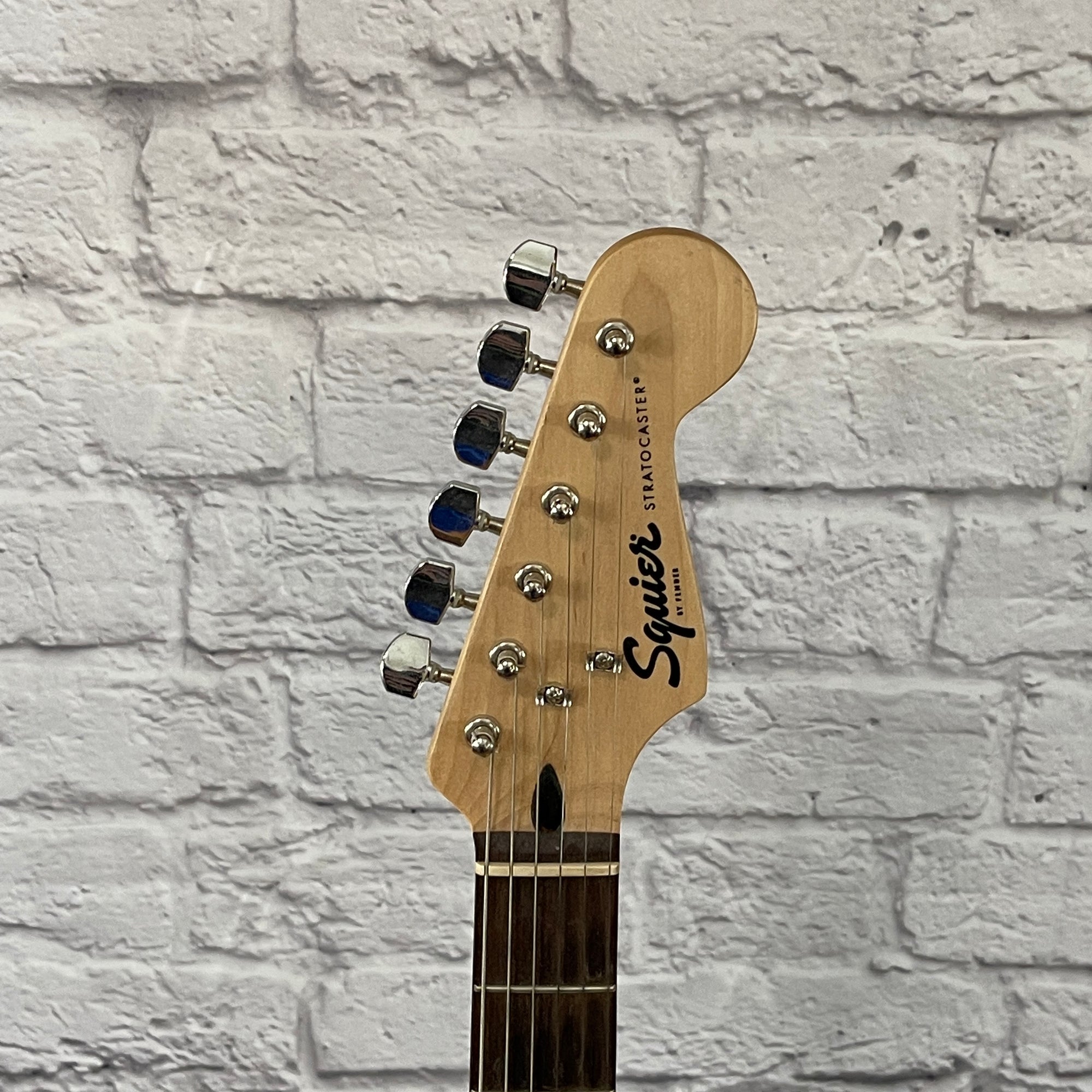 Squier Bullet Strat HSS White Electric Guitar - Evolution Music