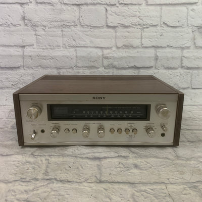 Sony Receiver (Silver/Wood)