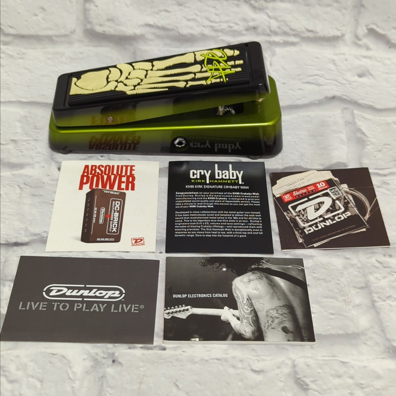 Cry Baby Kirk Hammett Signature Cry Baby Wah KH95