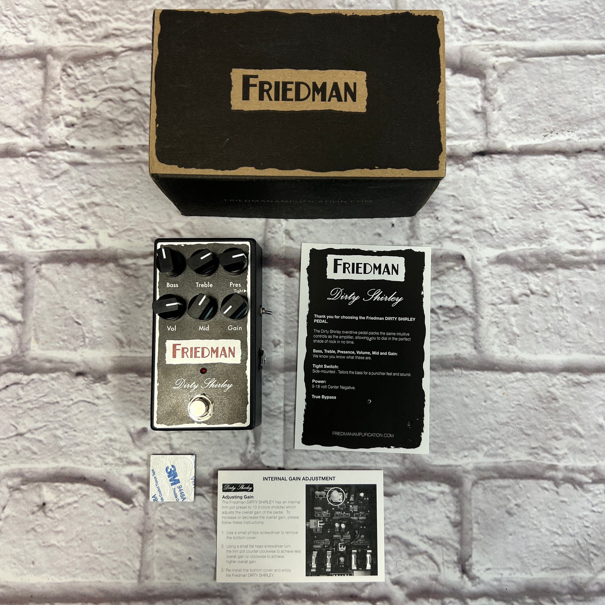Friedman Dirty Shirley Distortion Pedal