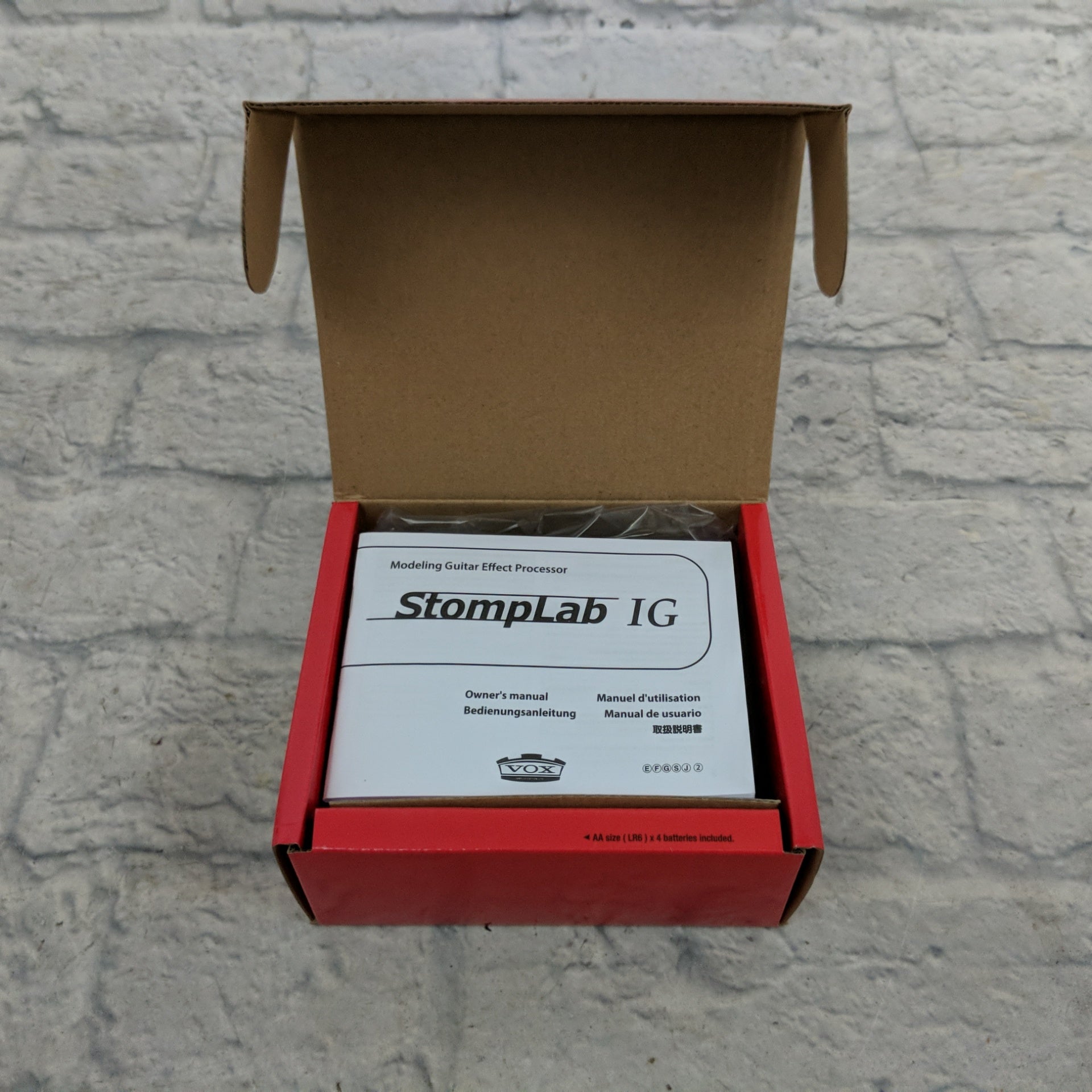 Vox Stomplab IG Modeling Guitar Effect Processor