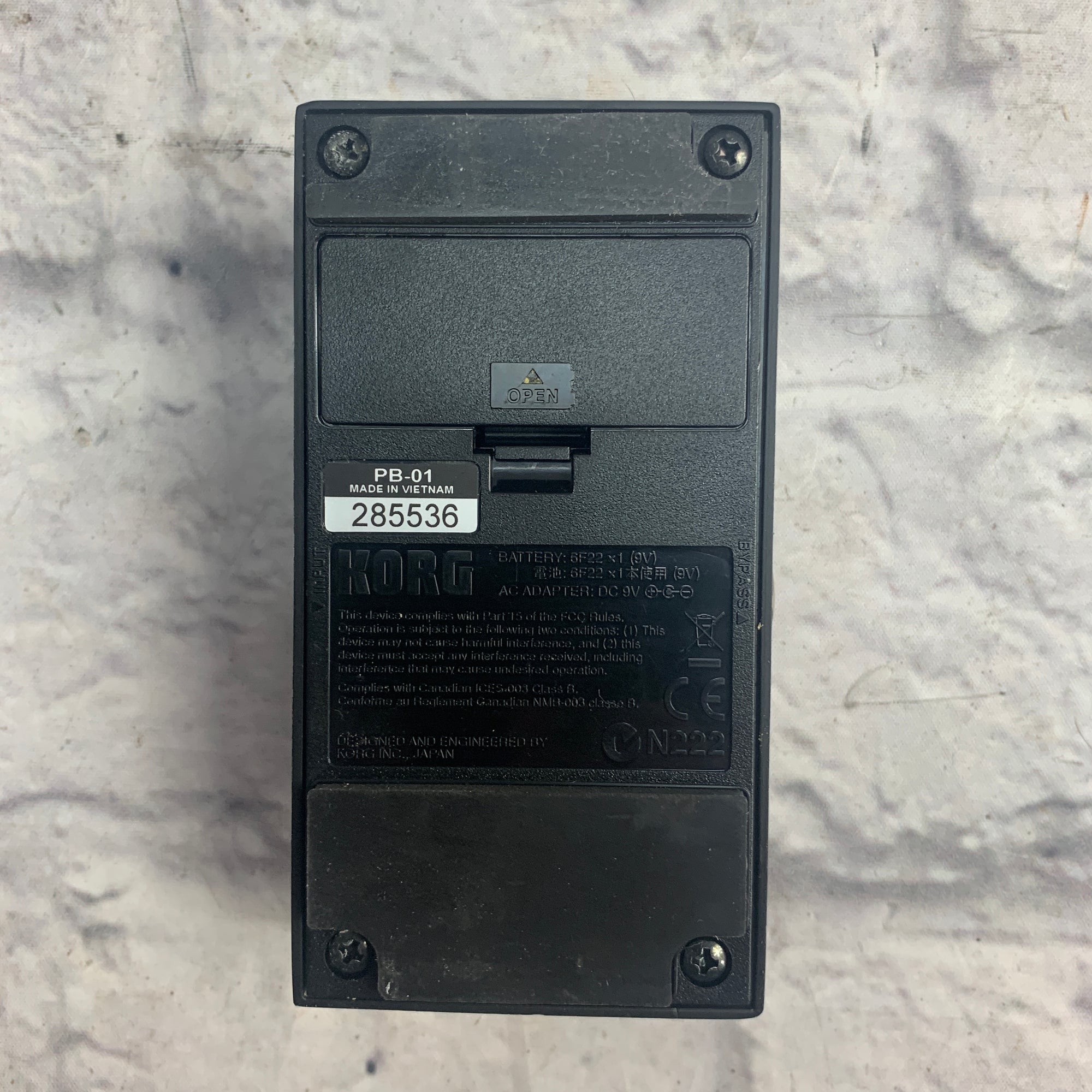 Korg Pitchblack Tuner Pedal