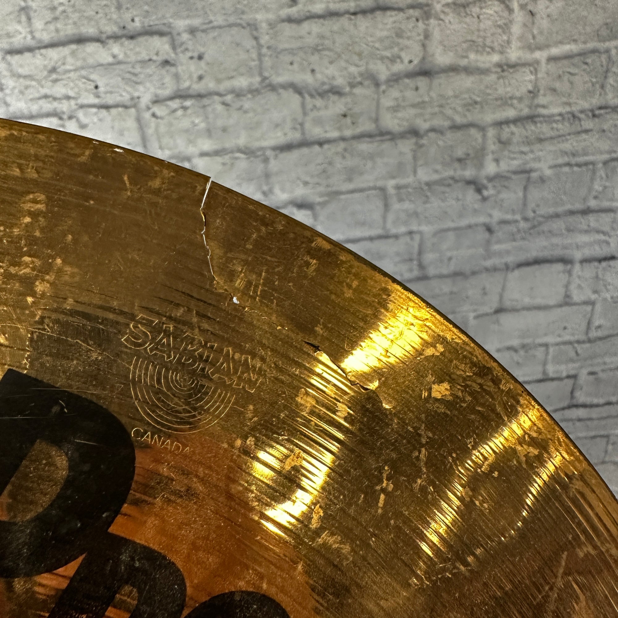 Sabian 16 Pro Stage Crash CRACKED