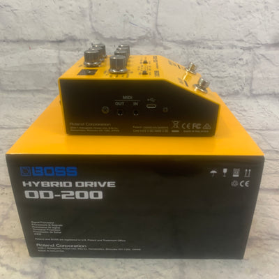 Boss OD-200 Hybrid Drive 12 Drive Overdrive/ Boost Pedal