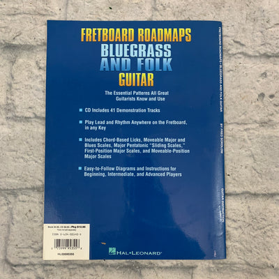 Hal Leonard Fretboard Roadmap Bluegrass and Folk Guitar with CD