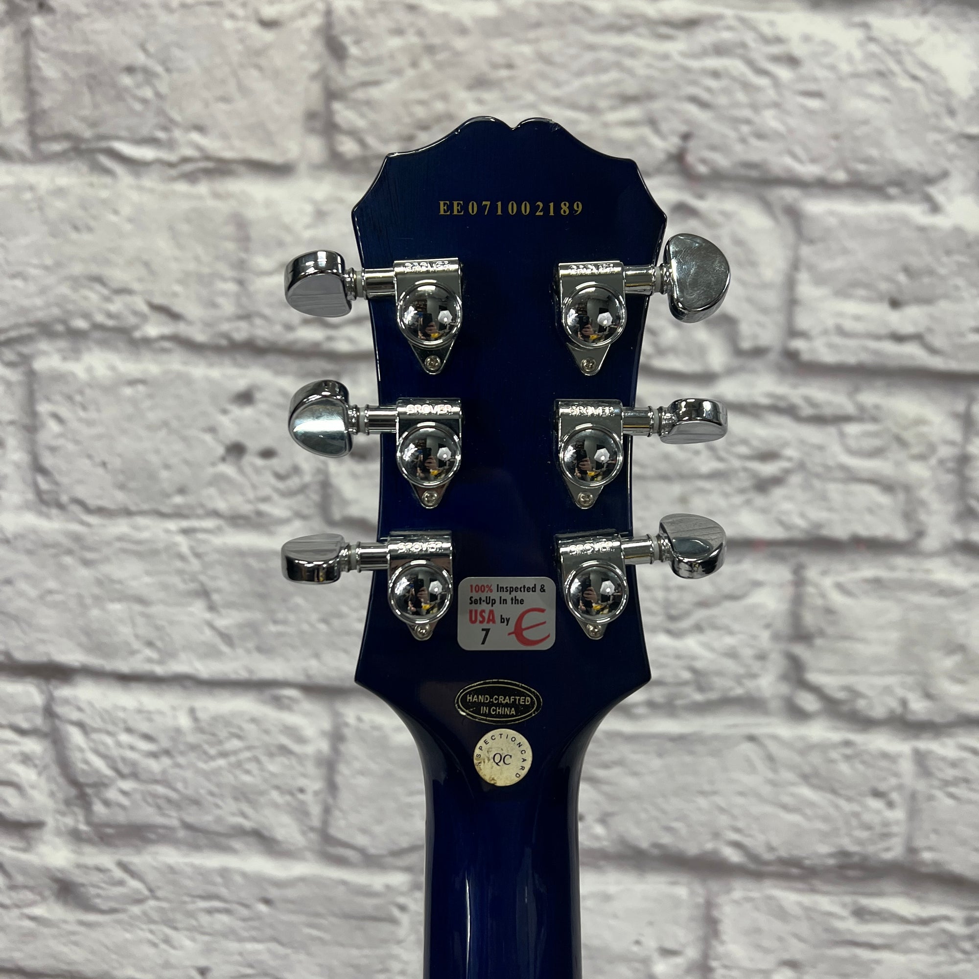 2007 Epiphone Les Paul Standard Electric Guitar - Blue Flame