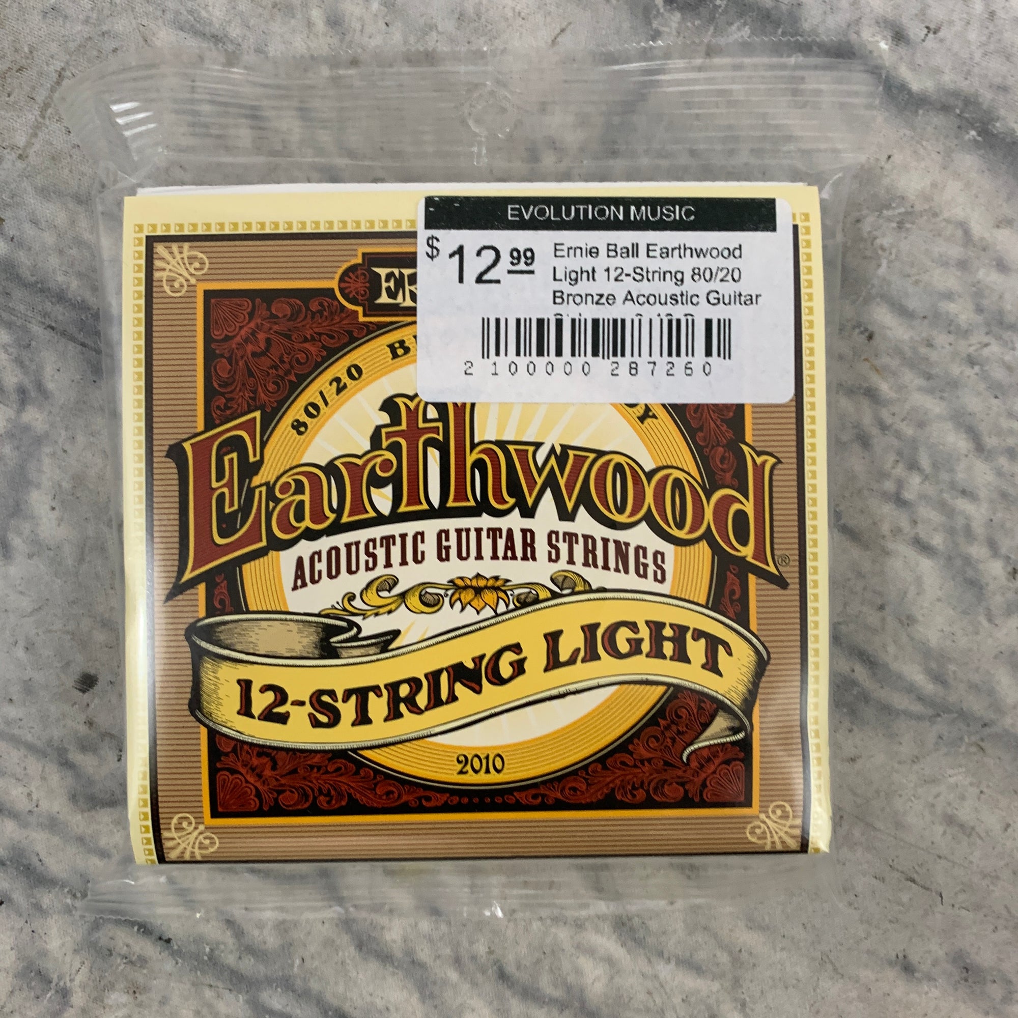 Ernie Ball Earthwood 12-String Light 80/20 Bronze Acoustic Strings 9 - 46