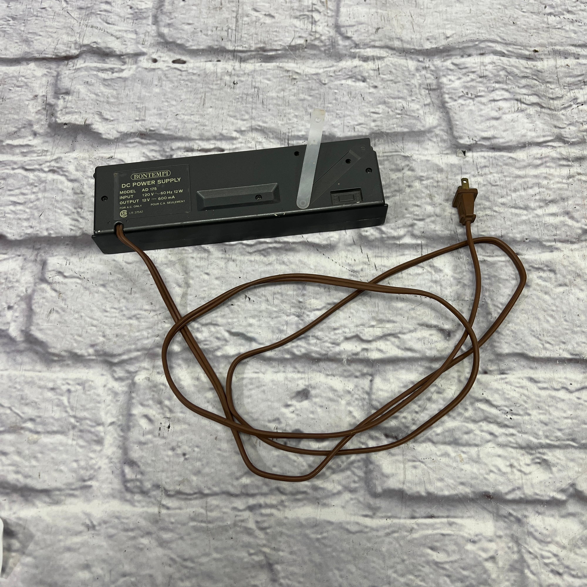 Bontempi AD 175 120V 600mA Keyboard Power Supply