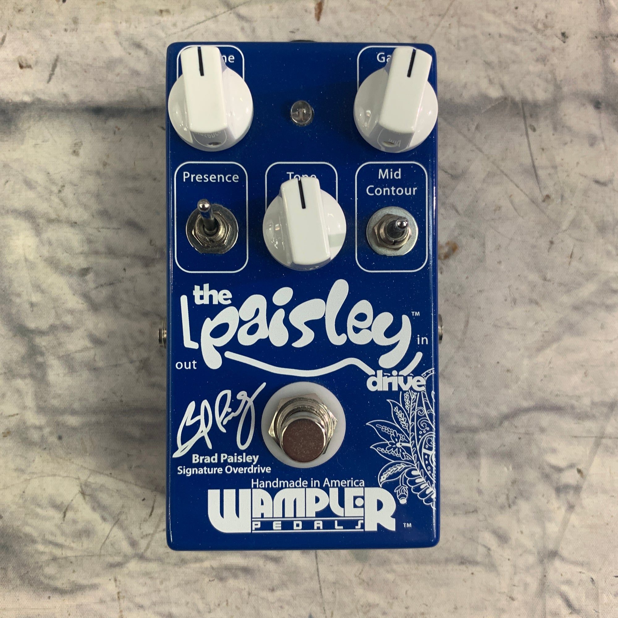 Wampler Paisley Drive V1 Overdrive pedal