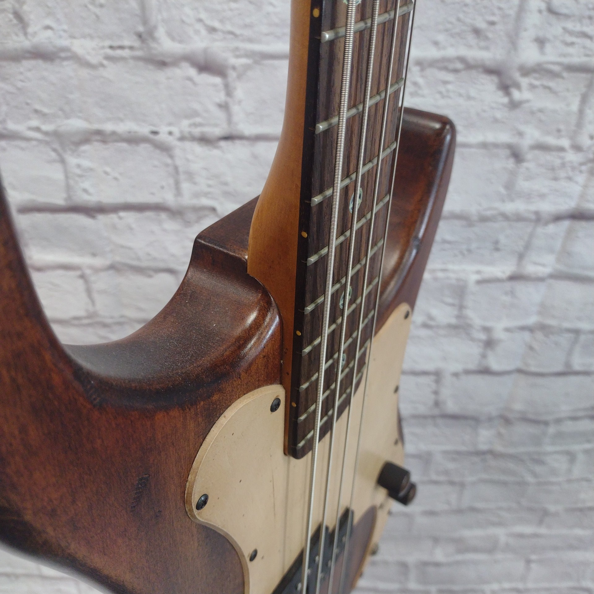 AXL P Bass Style Natural 4 String Bass Guitar