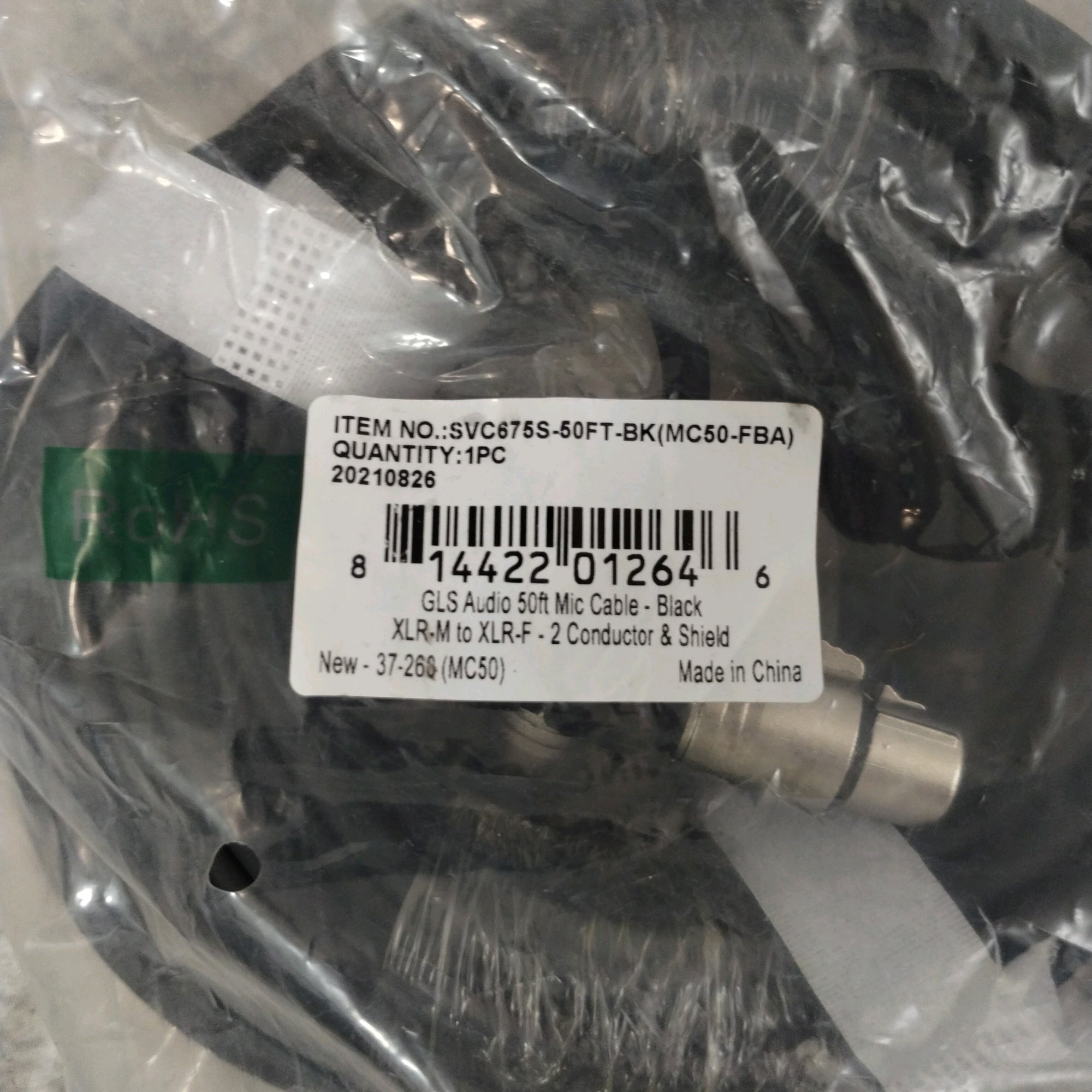 GLS Audio 50ft XLR Cable