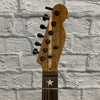 Maestro Telecaster Copy Electric Guitar Crimson Red Transparent