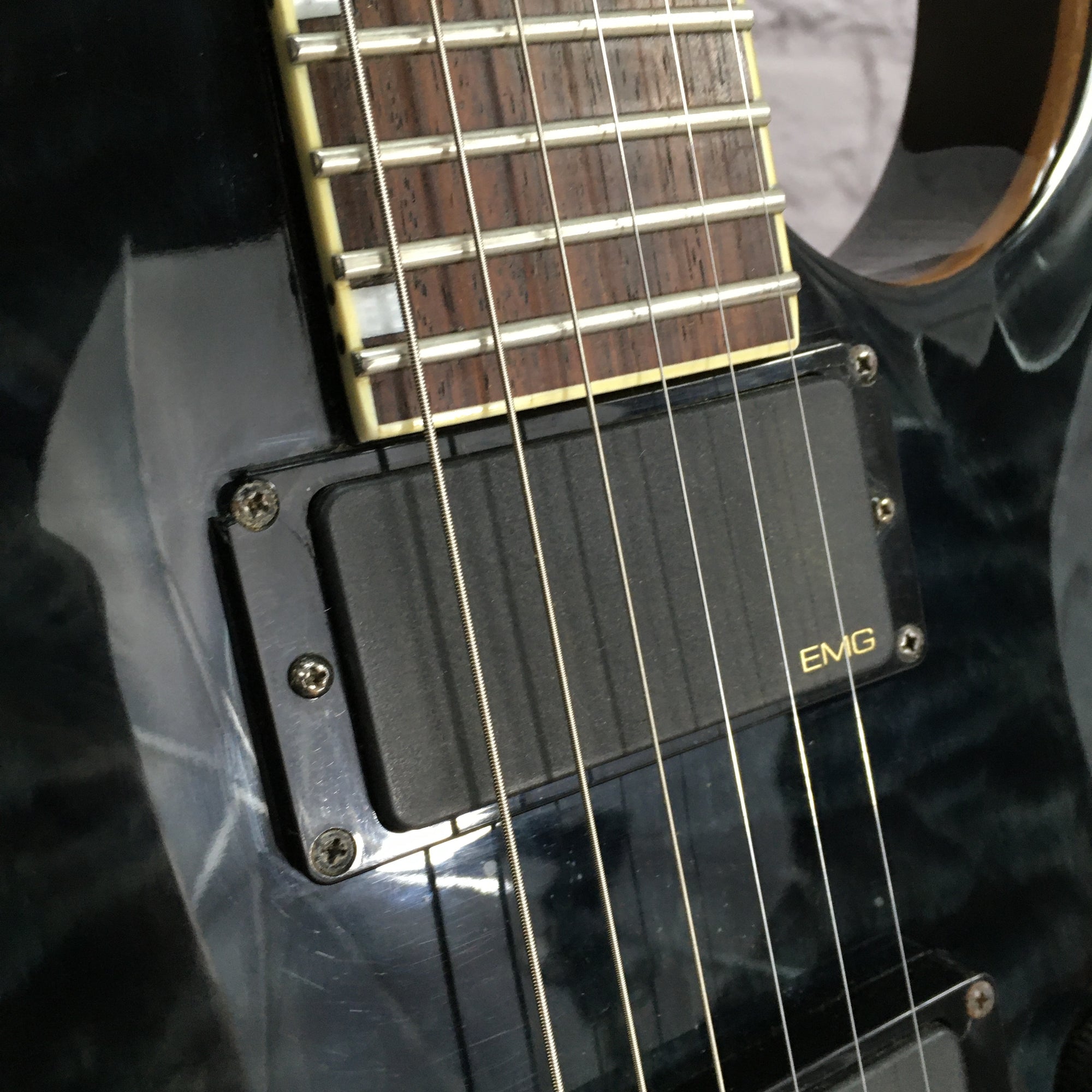 LTD MH-400NT Korean Charcoal Electric Guitar