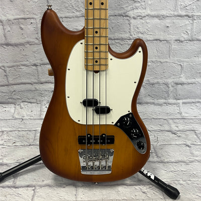 Fender American Performer Mustang Sunburst 4 String Bass Guitar