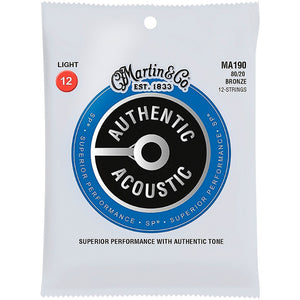 Martin MA190 Light 12-string Gauge12-16-25-32-42-54 / 12-16-10-14-20-30