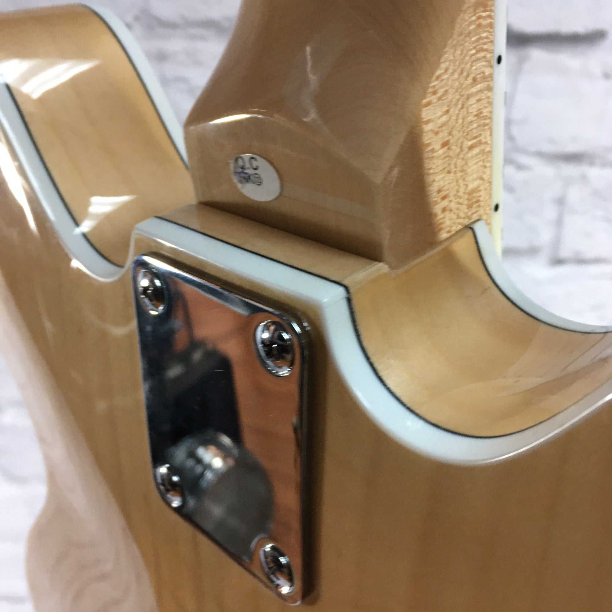 Oscar Schmidt Delta King OE30F Semi Hollow Electric Guitar Natural Finish
