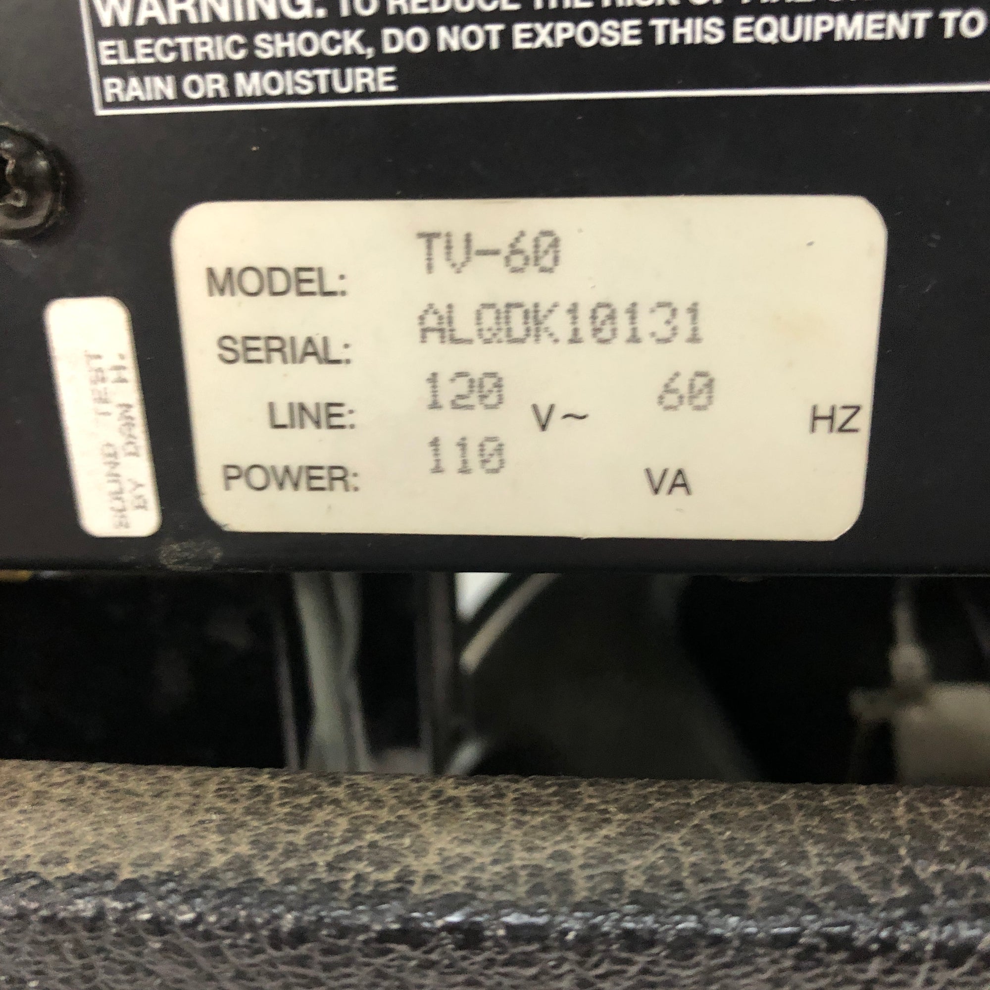 Crate Turbo Valve 60 Guitar Combo Amp