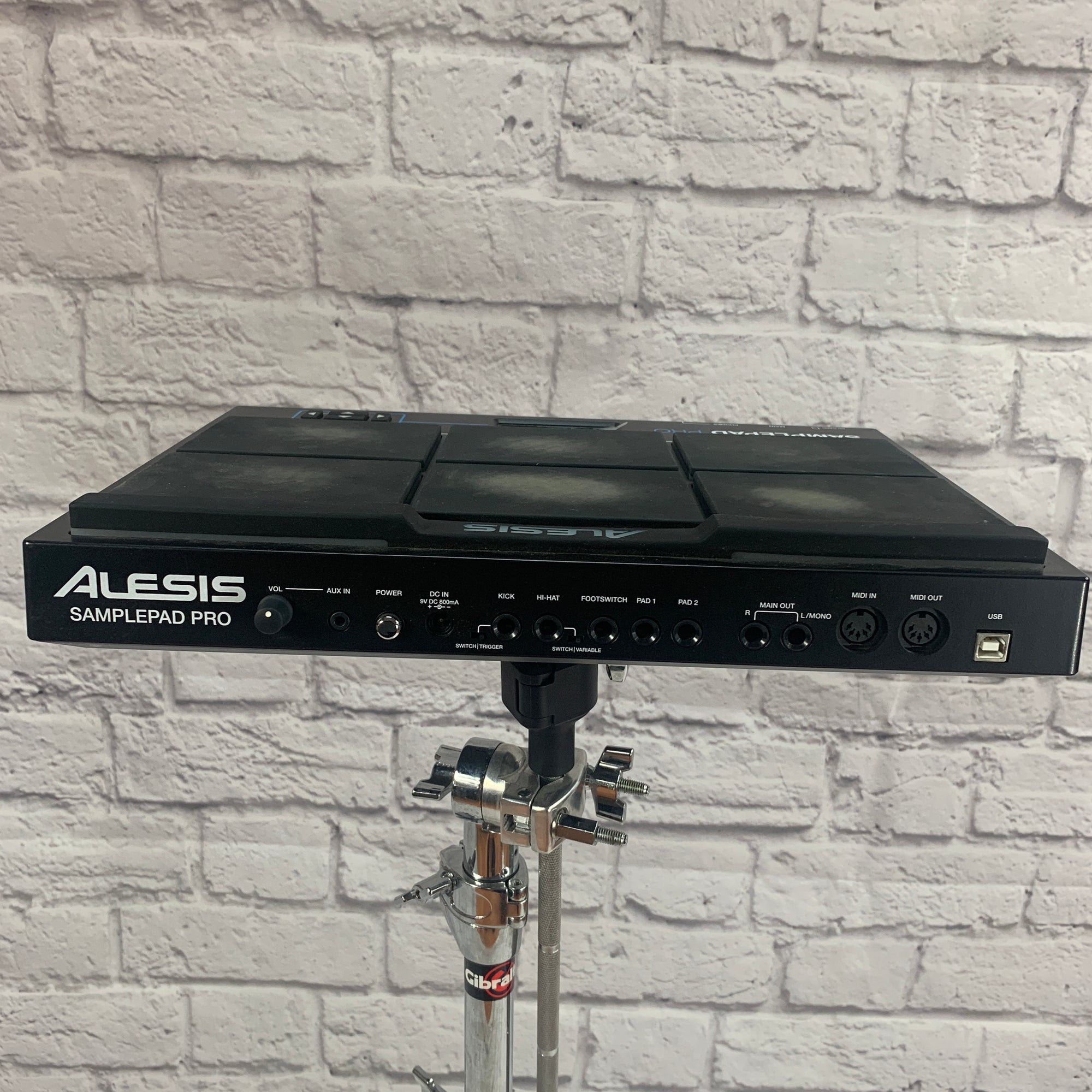 alesis sample pad kick pedal Alesis SamplePad Pro with Gibraltar Stand