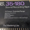 Maxell UD 35-180 Ultra Dynamic Sound Recording Tape 1/4 Reel to Reel Lot of 4