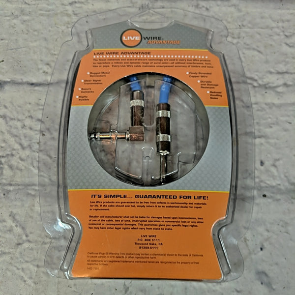 Livewire Advantage 5ft Instrument Cable - Evolution Music