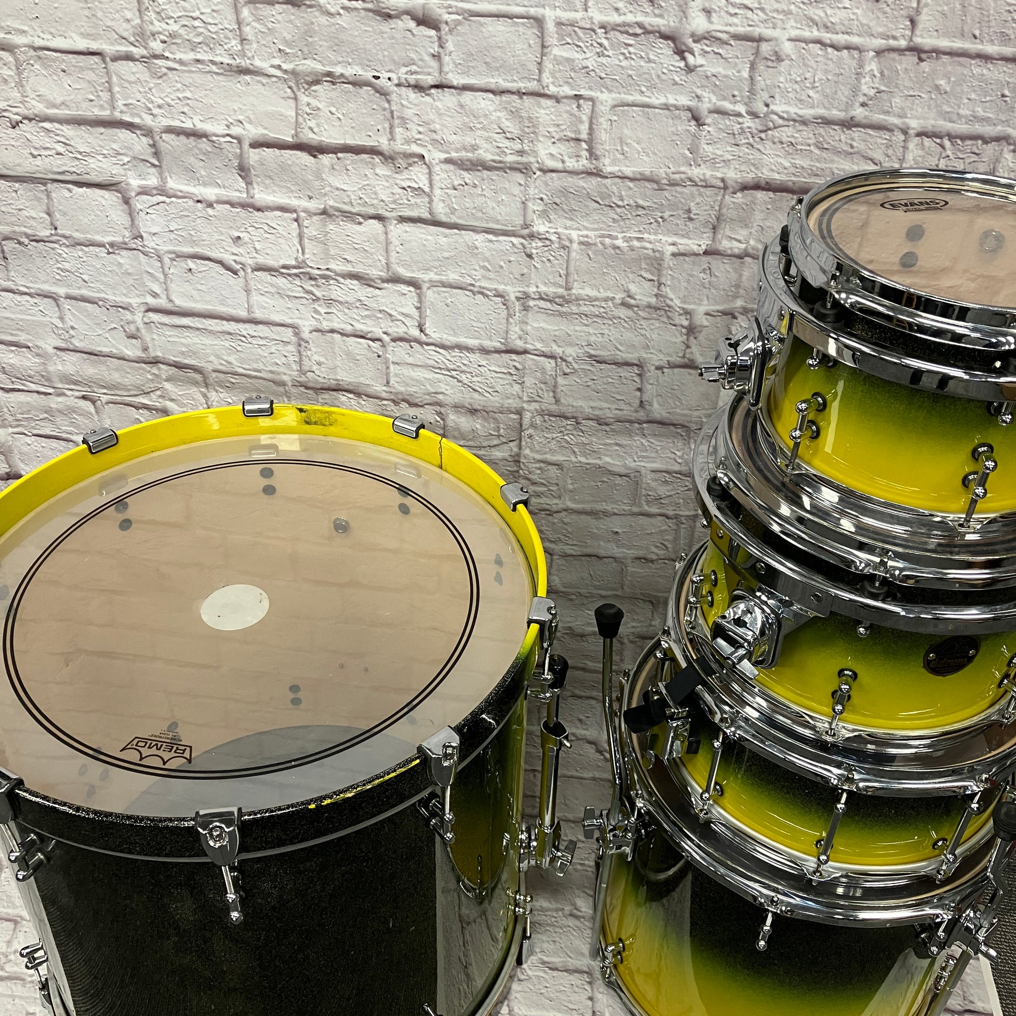 DDrum Dios Racing Yellow 5pc Drum Kit AS IS