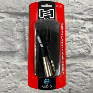 Hosa STX-105M Balanced Interconnect 1/4 TRS to XLR3M