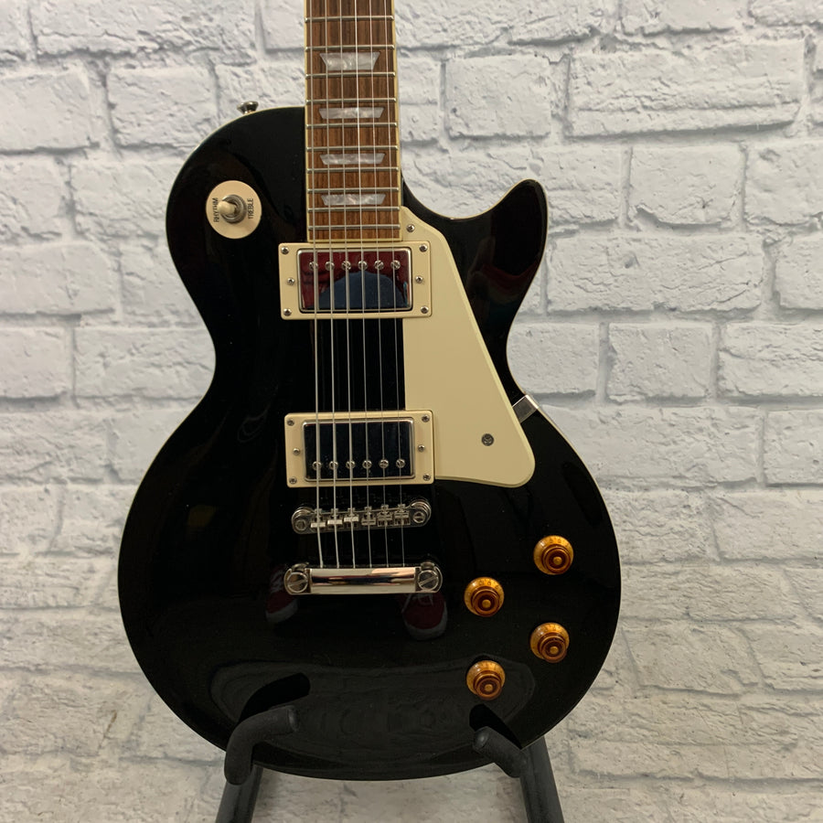 2018 Epiphone Les Paul Standard Solid Body Electric Guitar Black