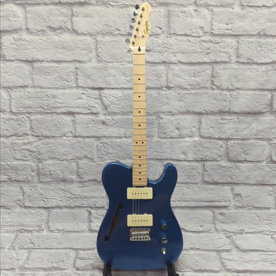 Squier by Fender Paranormal Cabronita Telecaster Thinline Electric Guitar - Lake Placid Blue
