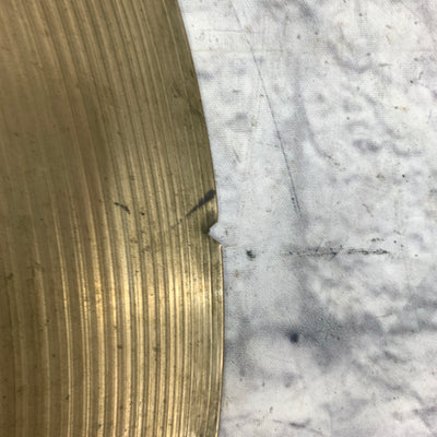 Zildjian 20 Ride Cymbal Edge Crack