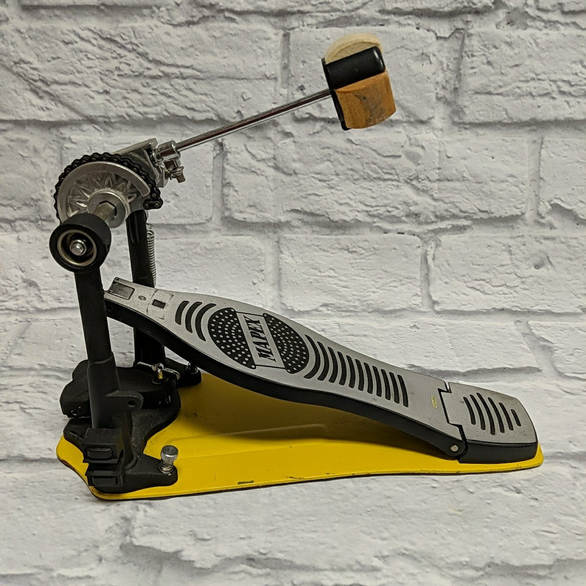 mapex pedal Mapex Chain Drive Single Kick Bass Drum Pedal - Yellow Base