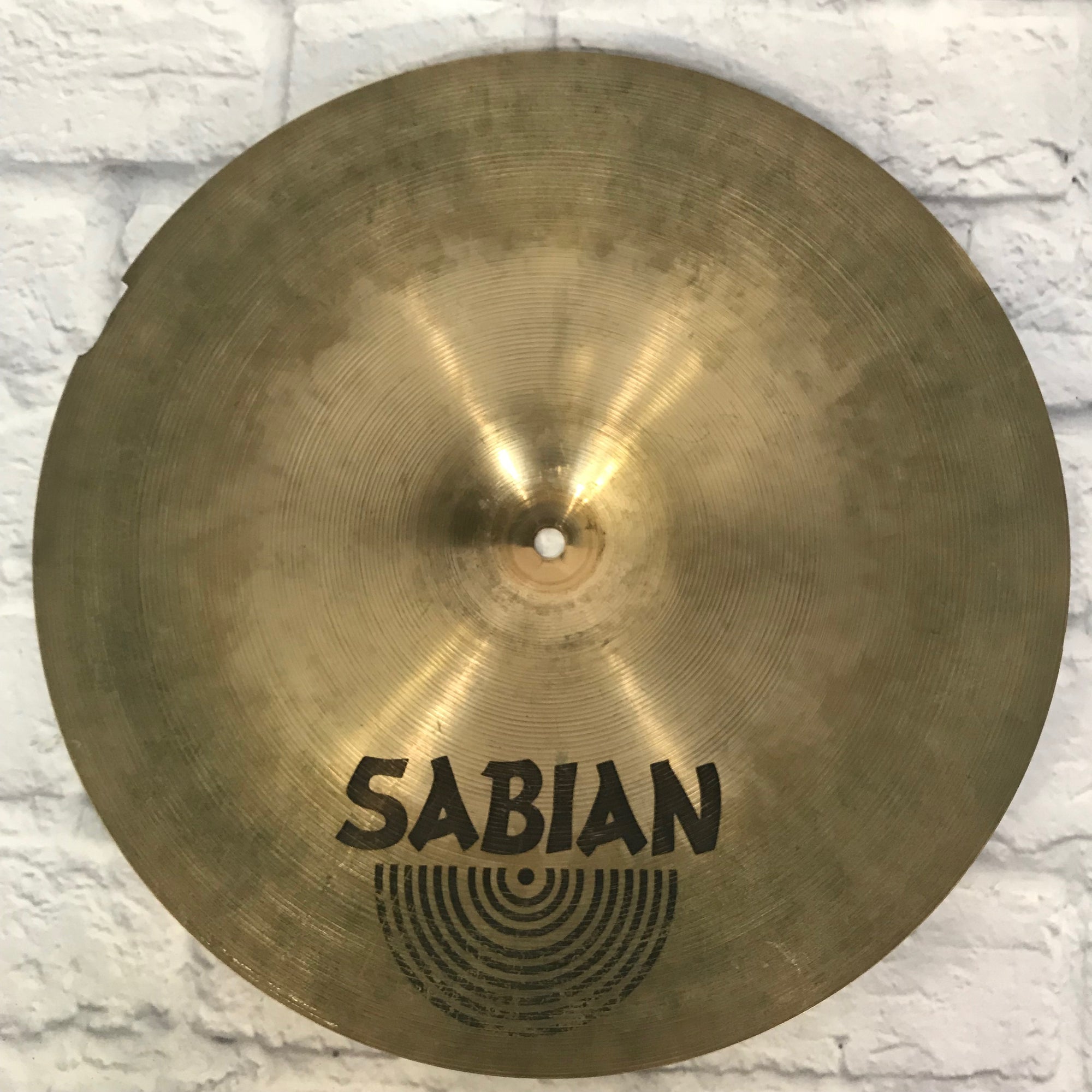 Sabian AAX 16in Studio Crash Cymbal CRACKED