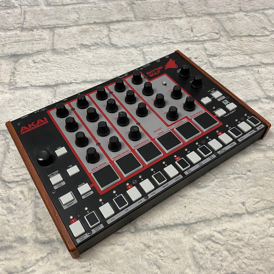 Akai Rhythm Wolf Analog Drum Machine and Bass Synthesizer
