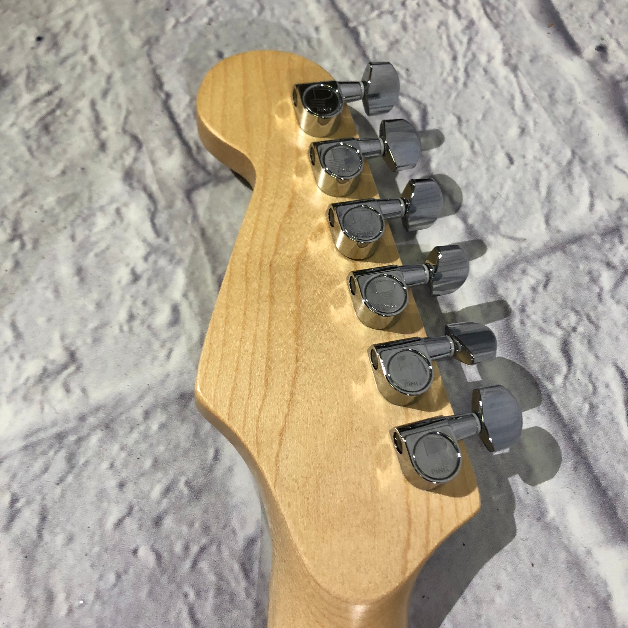 Superstrat Red Shell Finish - Unknown Manufacturer