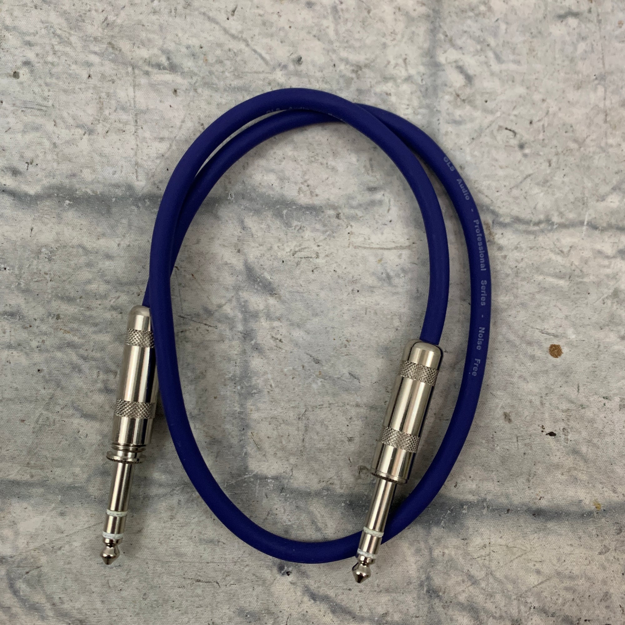 GLS Audio TRS 1/4" Patch Cable 2ft