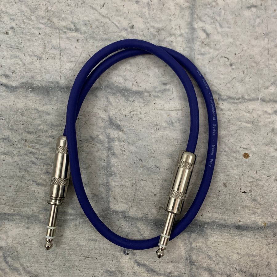 GLS Audio TRS 1/4" Patch Cable 2ft