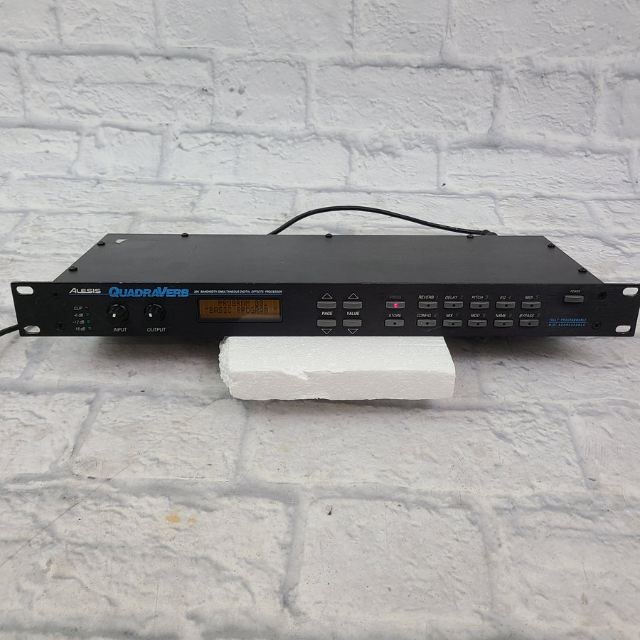 Alesis QuadraVerb 20K Bandwidth Simultaneous Digital Effects Rack Unit