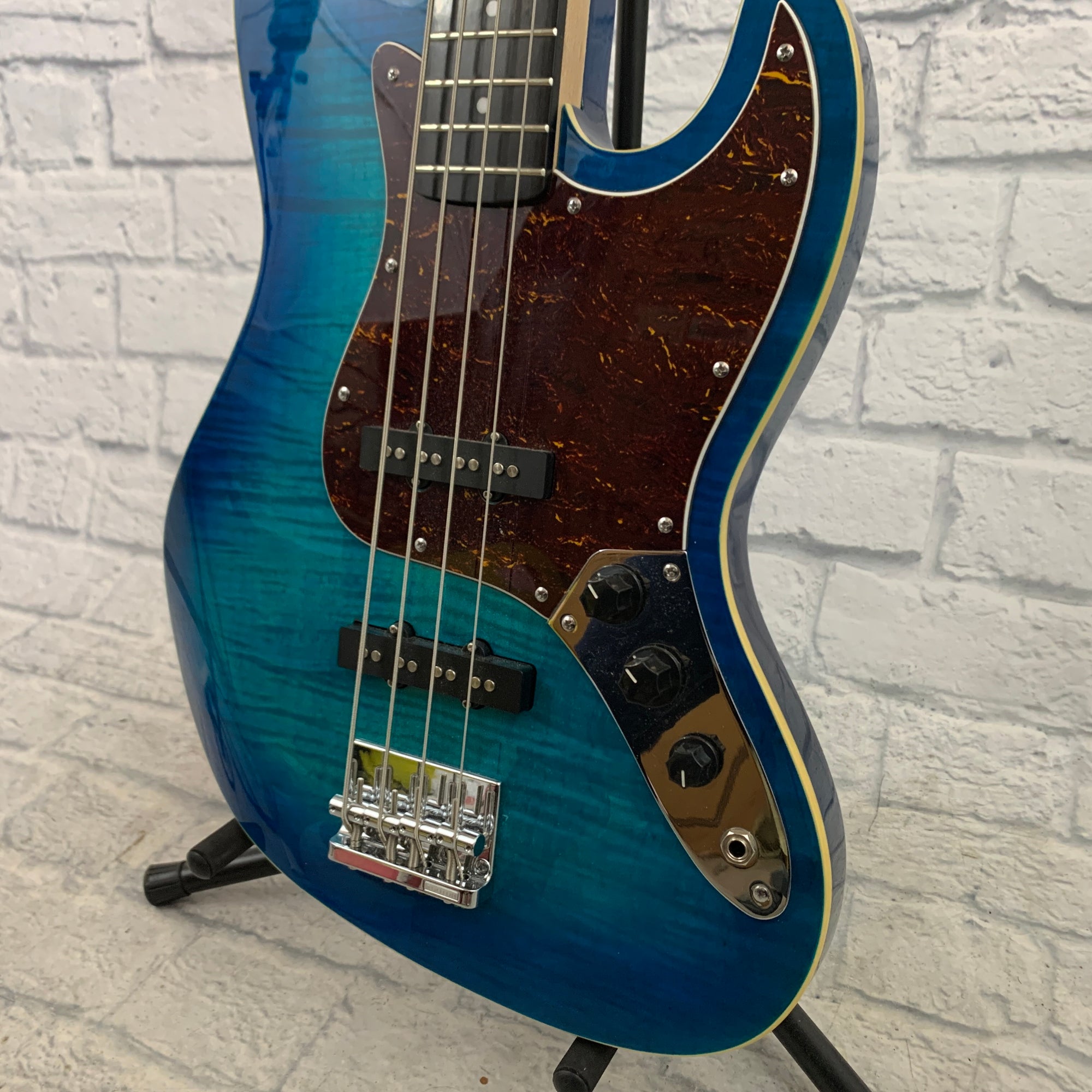 Aio (All In One) JB4 Jazz Bass 4 String - Blue Burst