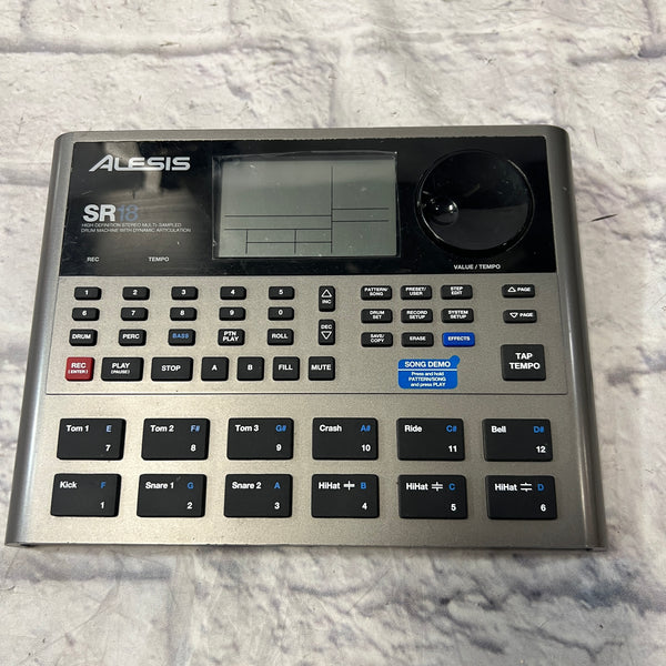 Alesis SR18 Drum Machine Electric Drum Machine Evolution Music