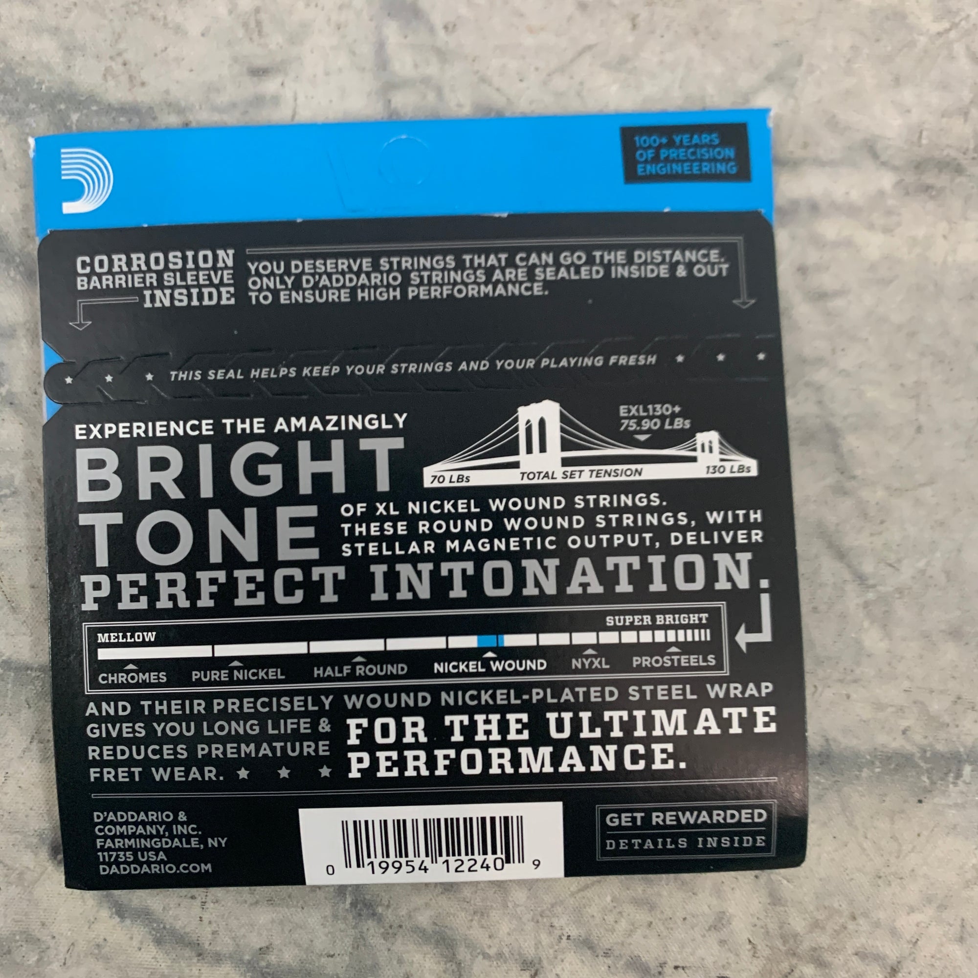 D'Addario EXL130+ X-Super Light Plus Nickel Wound Electric Guitar Strings 8.5-39