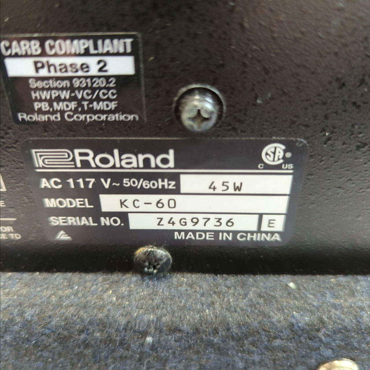 Roland KC60 Keyboard Combo Amp