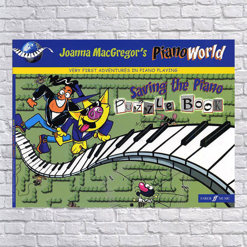 Saving the Piano Puzzle Book: Very First Adventures in Piano Playing
